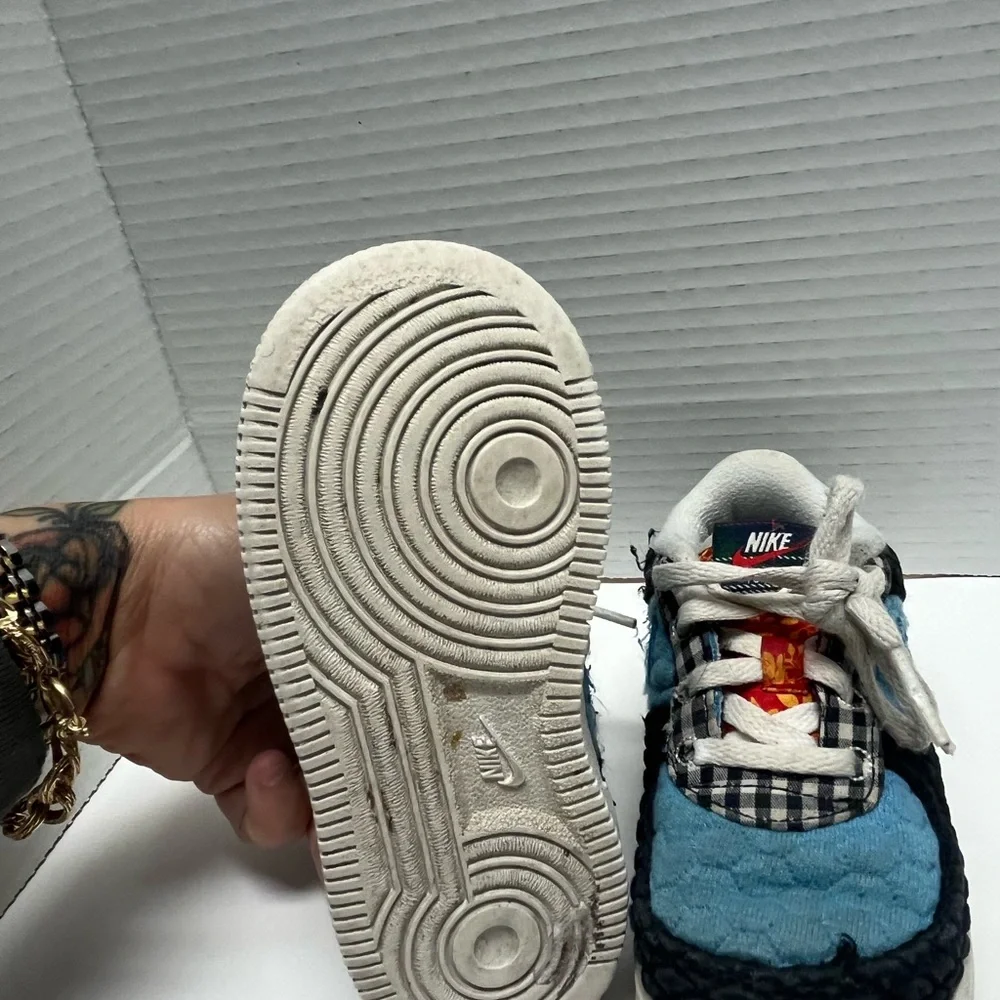 Nike Force 1 LV8 CD4 Toddler Sneakers – Size‎ 8C – Black/White/University Blue